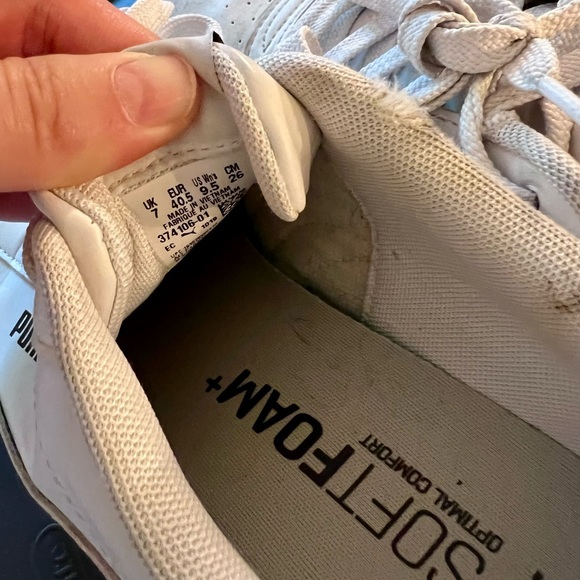 Puma Soft Foam Size 9.5 White Women’s Sneakers - Picture 5 of 5